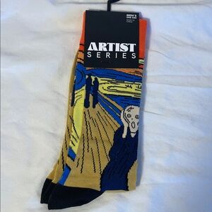 Artist Series Men's Socks - The Scream Edvard Munch